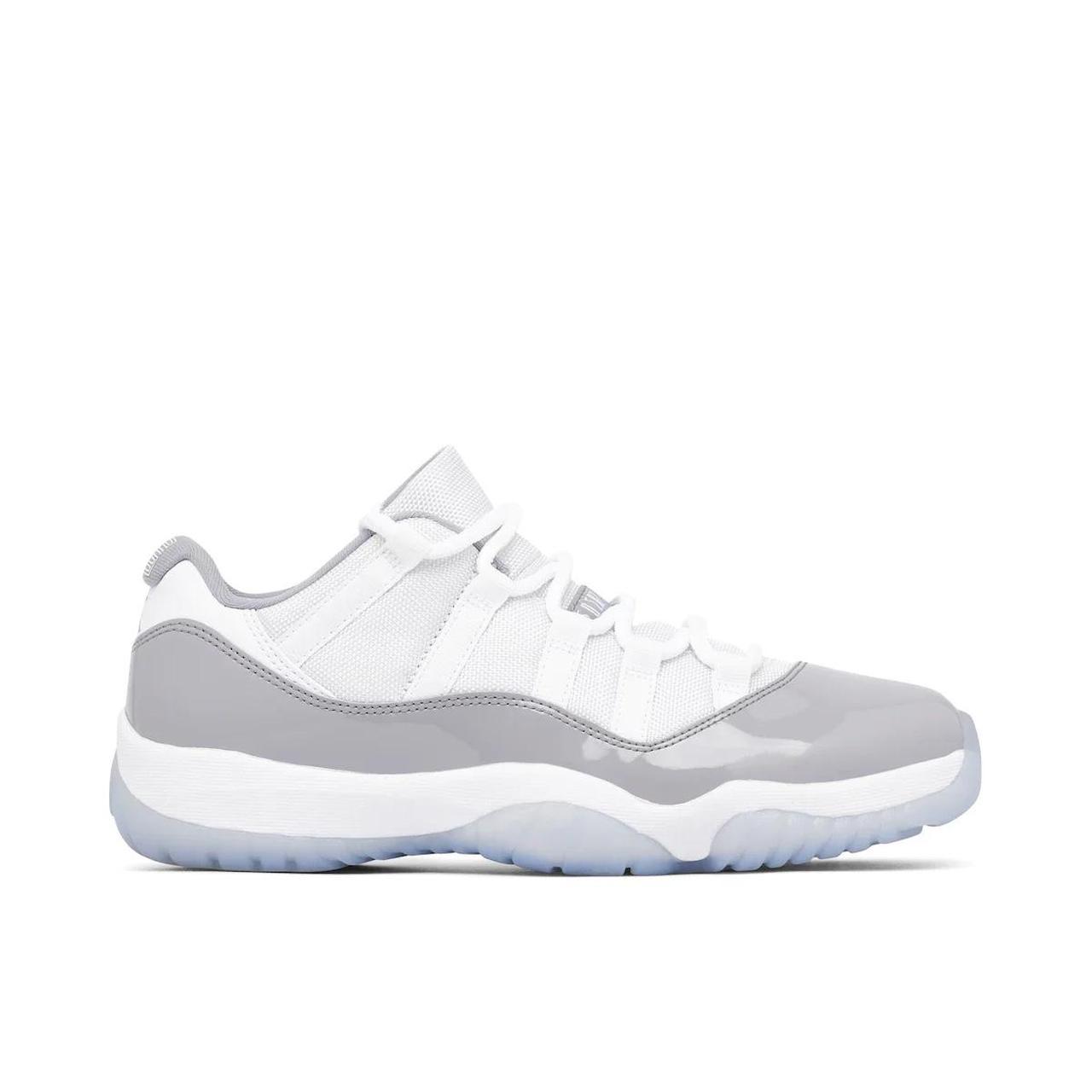 AIR JORDAN 11 LOW CEMENT GREY Brand New Deadstock... - Depop