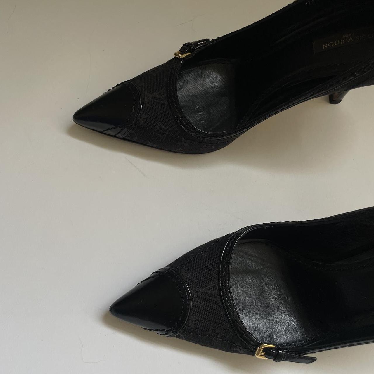Vintage Louis Vuitton monogram heels / court shoes - Depop