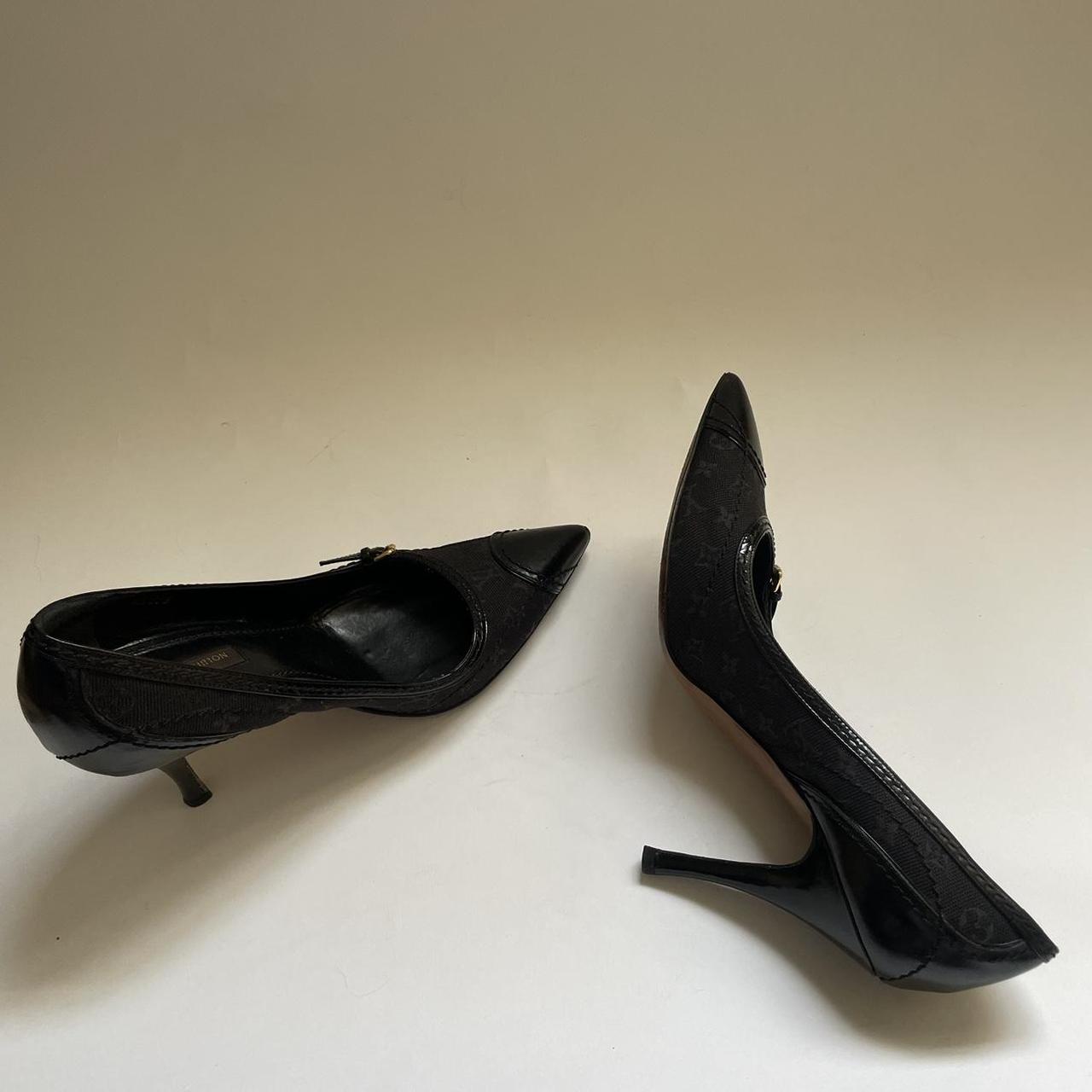 Vintage Louis Vuitton monogram heels / court shoes - Depop