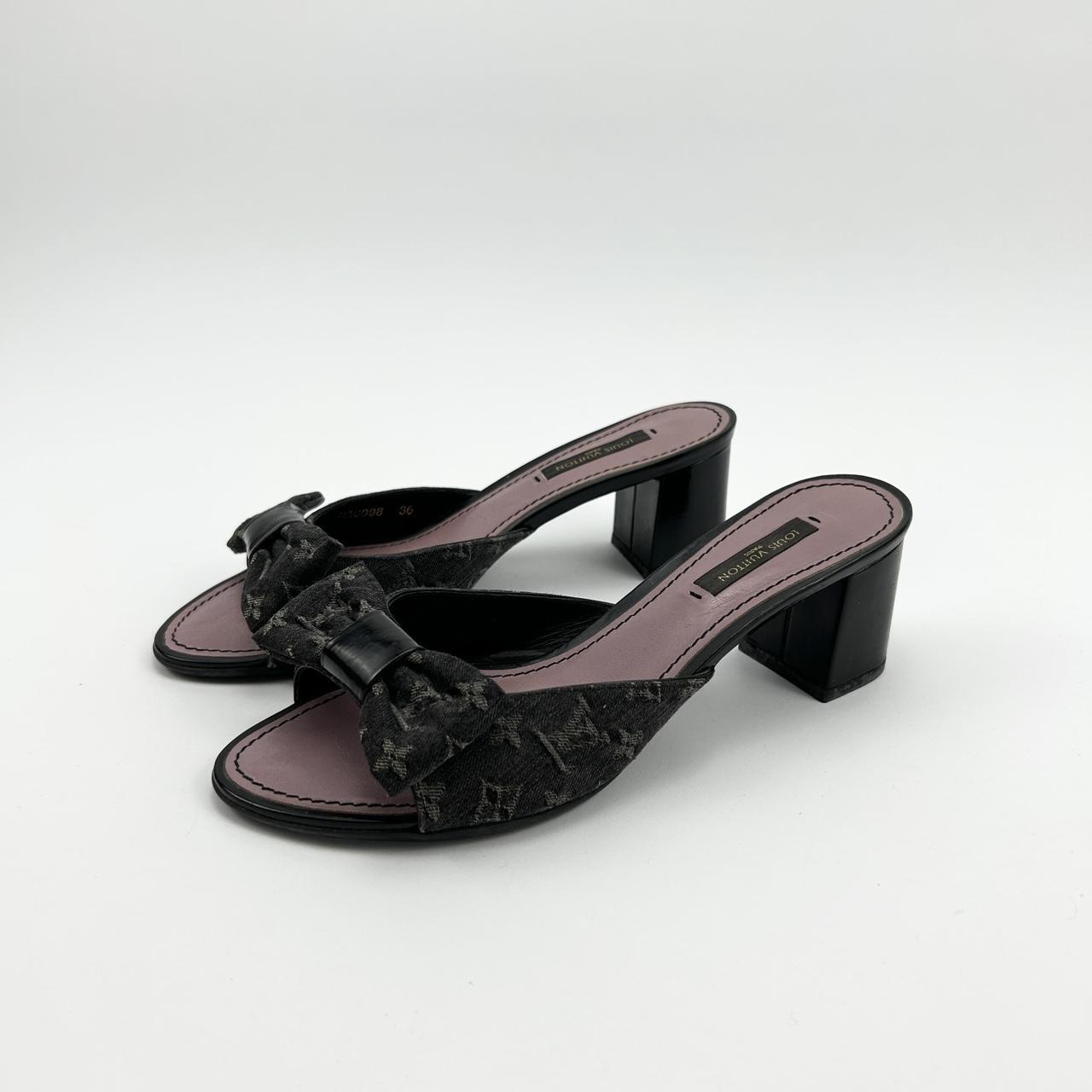 Louis Vuitton Platform heels. Super cute retro - Depop