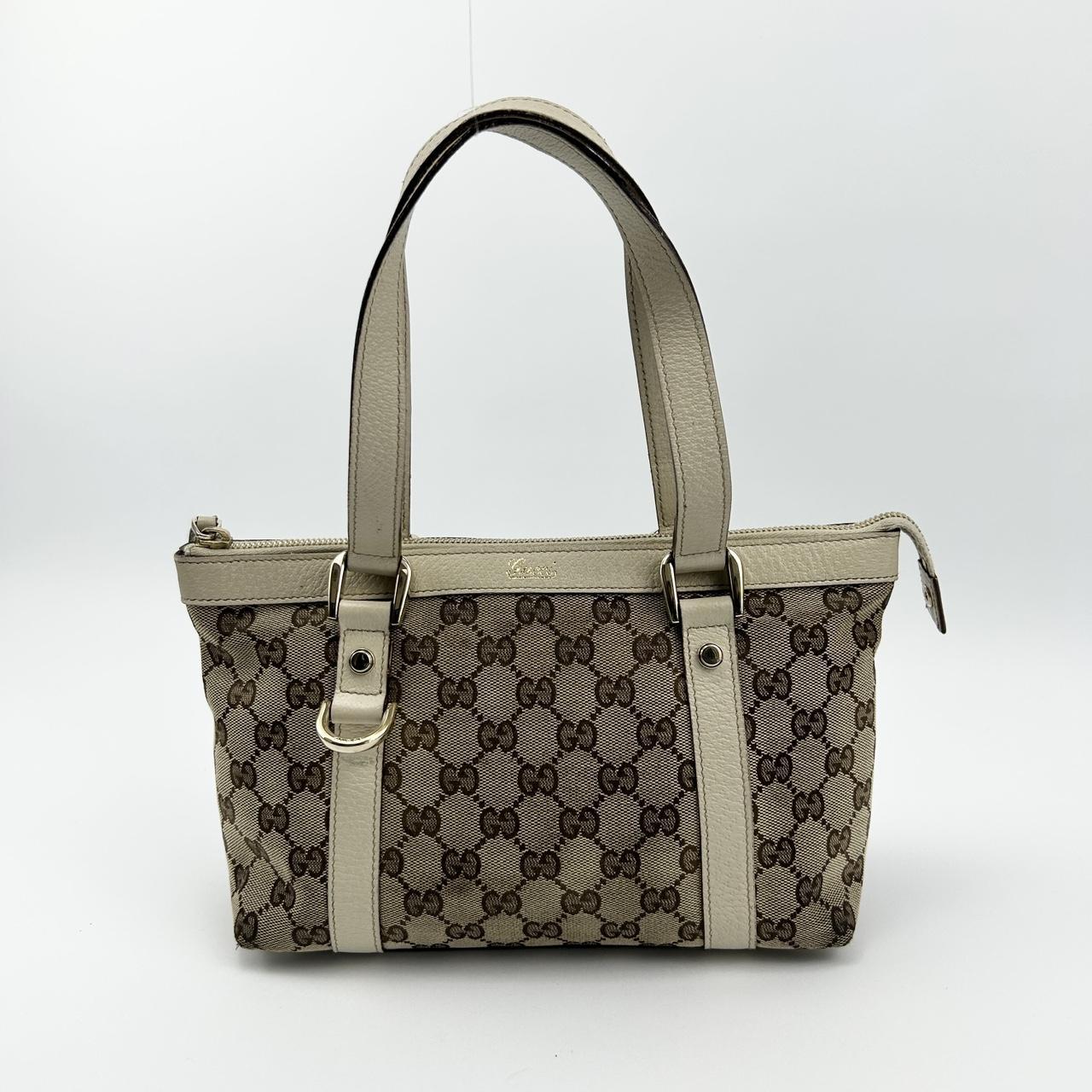Vintage Gucci Monogram Mini Abbey Handbag SKU... - Depop