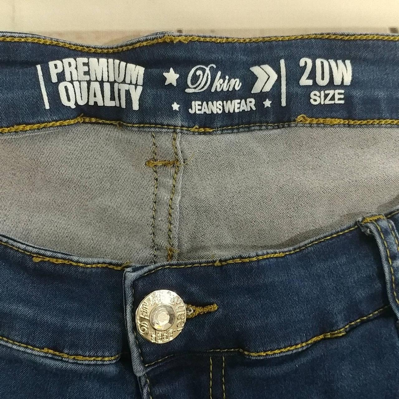 Dkin Jeanswear premium quality blue jeans with... - Depop