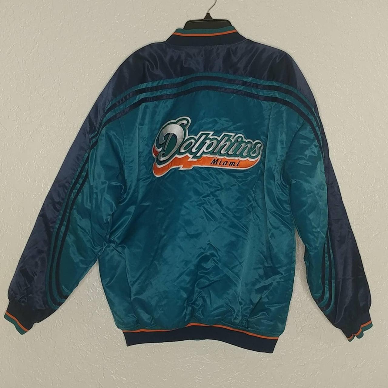 Puma Team NFL Miami Dolphins multicolored coat with... - Depop