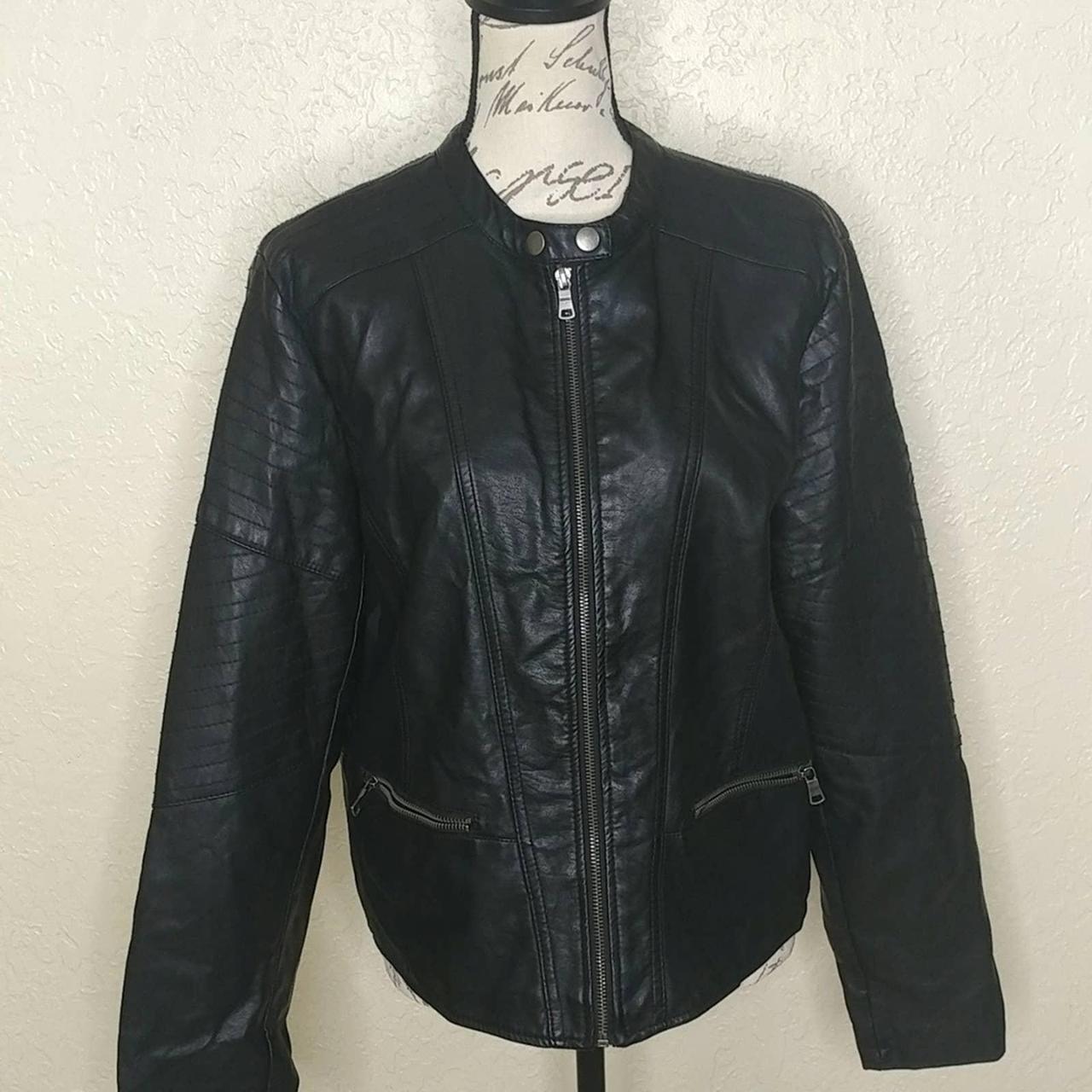 Xhilaration black 2025 leather jacket