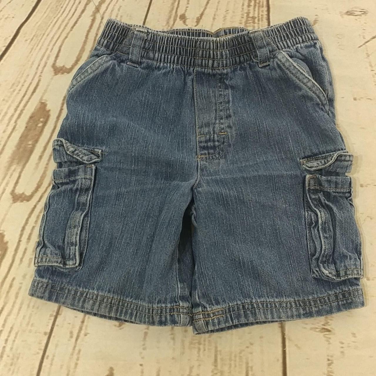 Garanimals blue jean cargo shorts with multiple... Depop