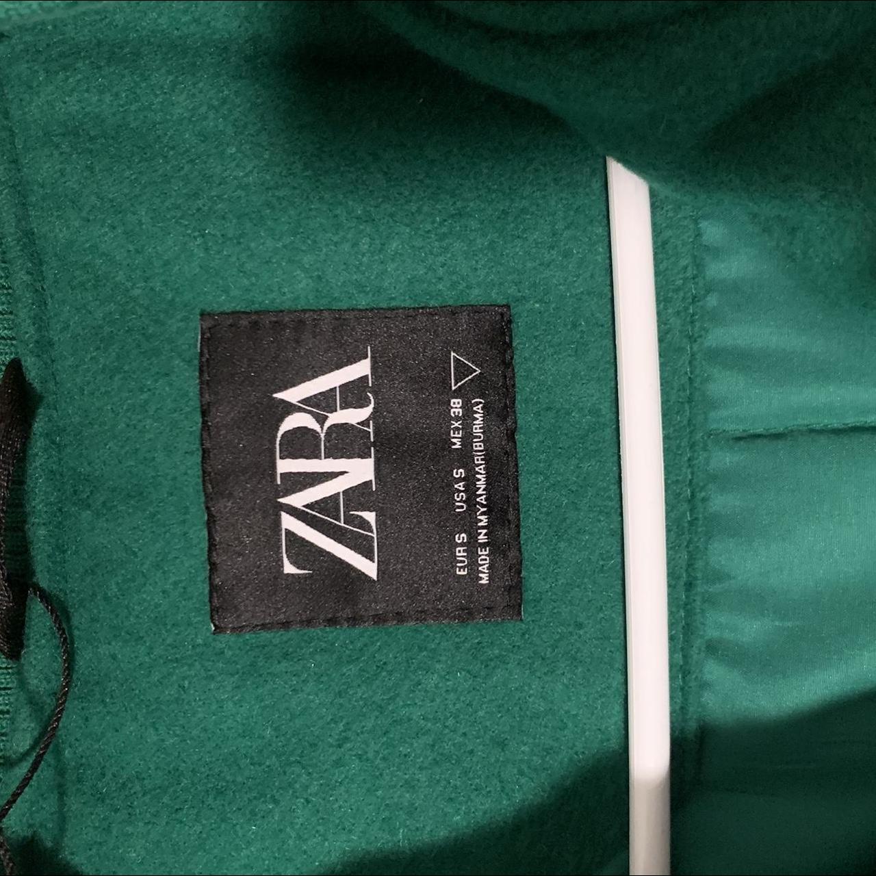 Super clean Zara letterman / varsity jacket, size... - Depop