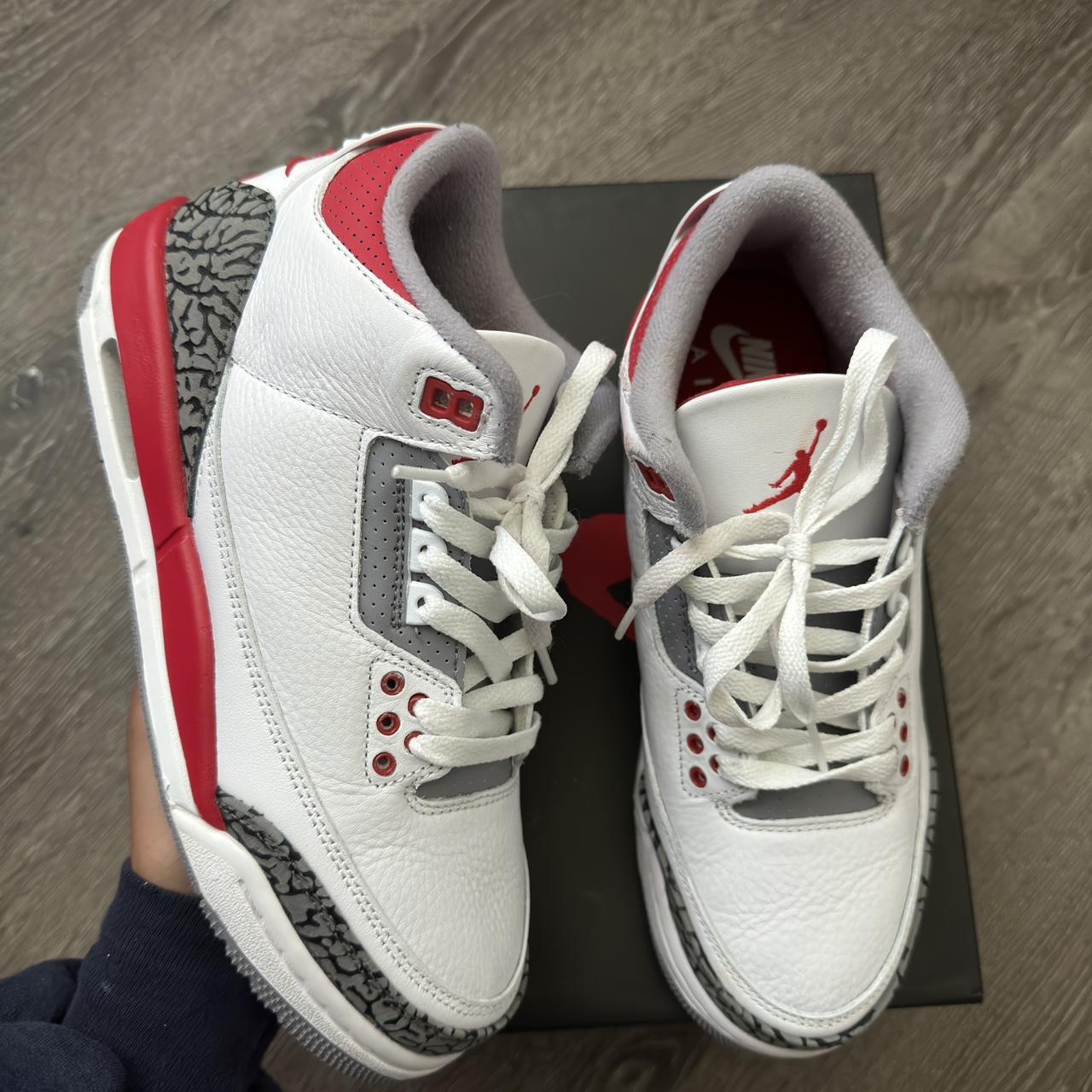 jordan shoes red and white