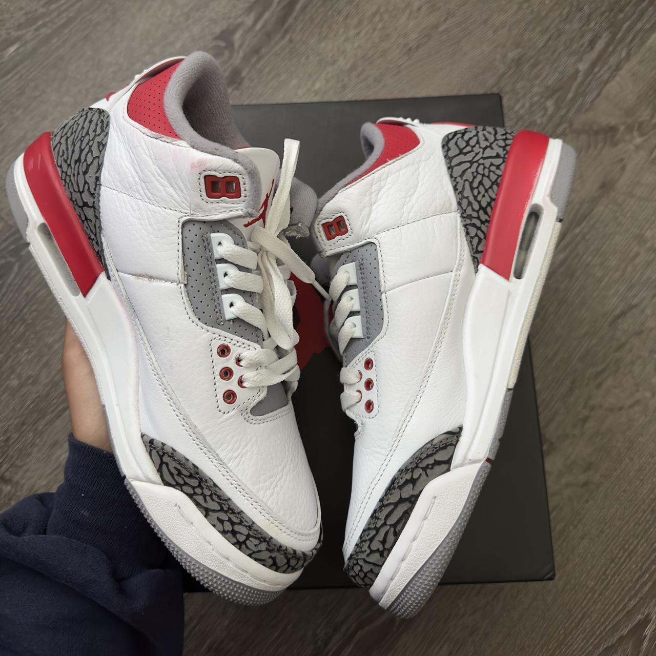 jordan shoes red and white