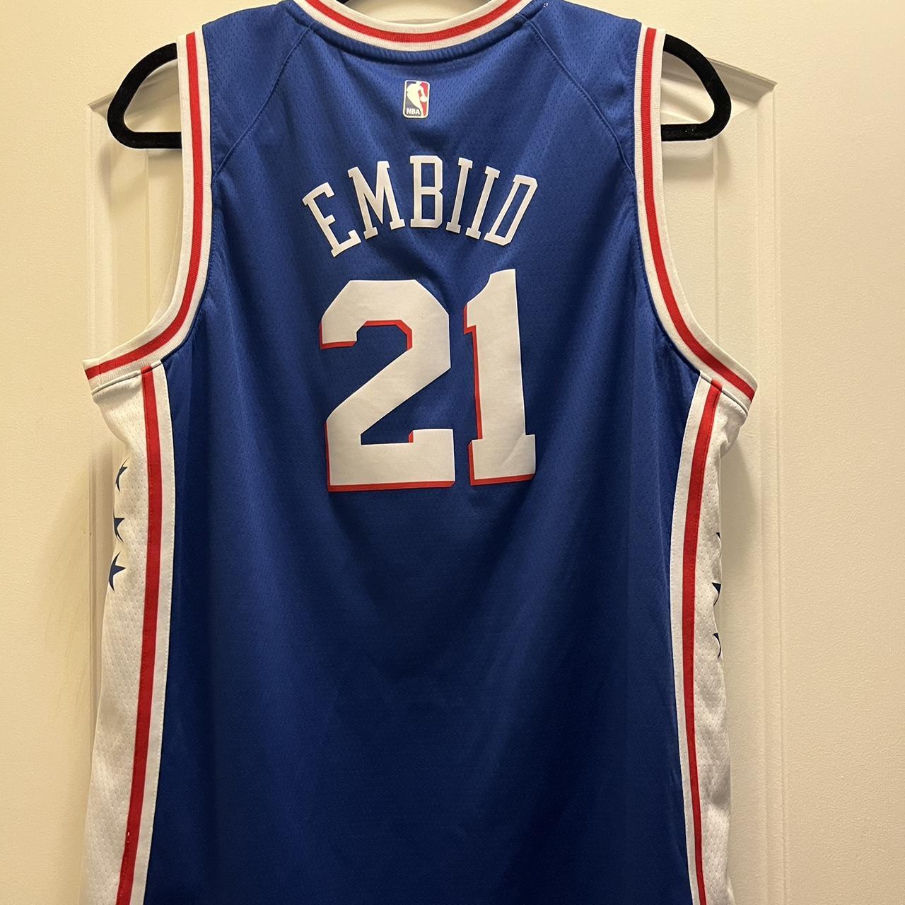 Philadelphia 76ers Joel Embiid Jersey MVP Season - Depop