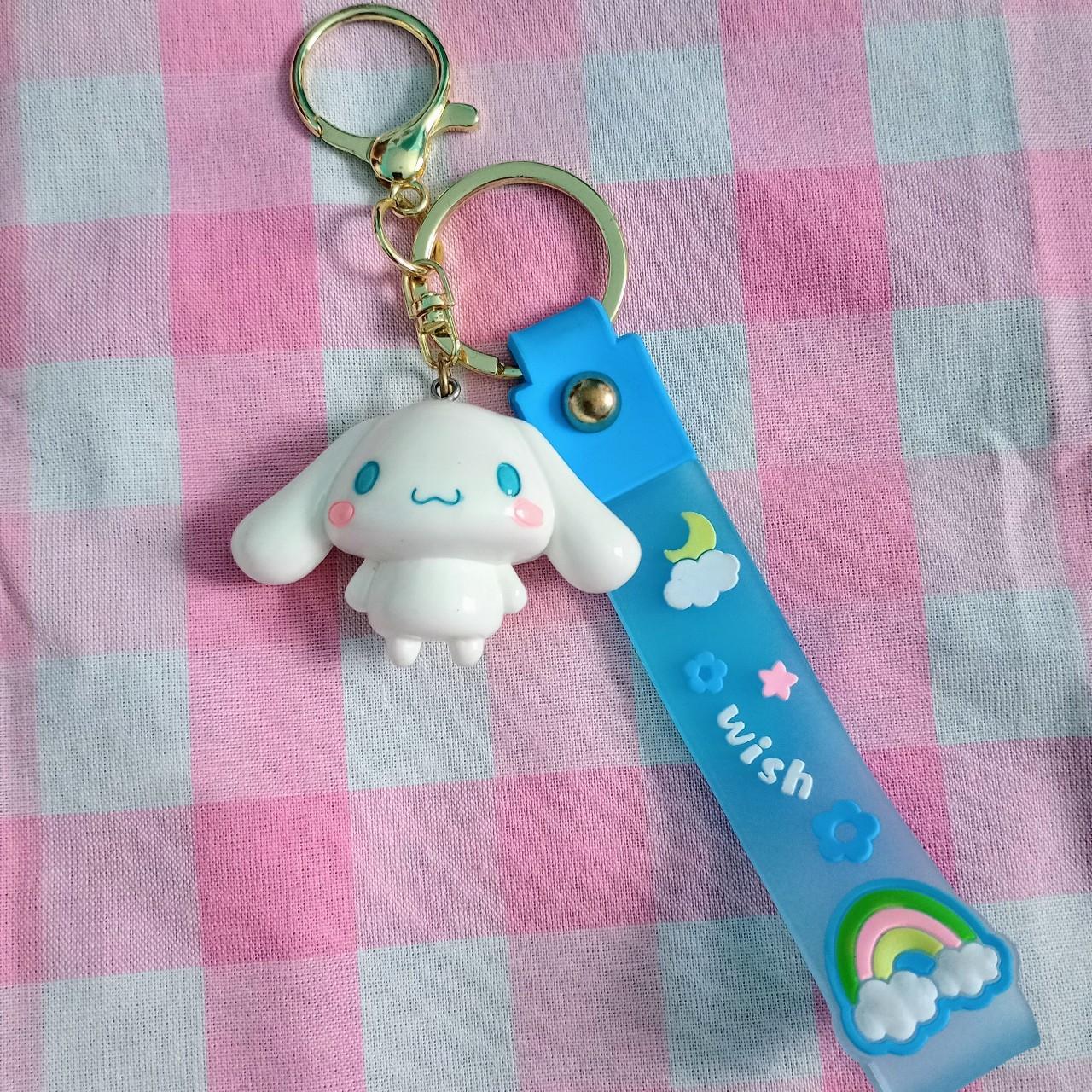 Cute kawaii sanrio cinnamonroll keychain, I hate to... - Depop