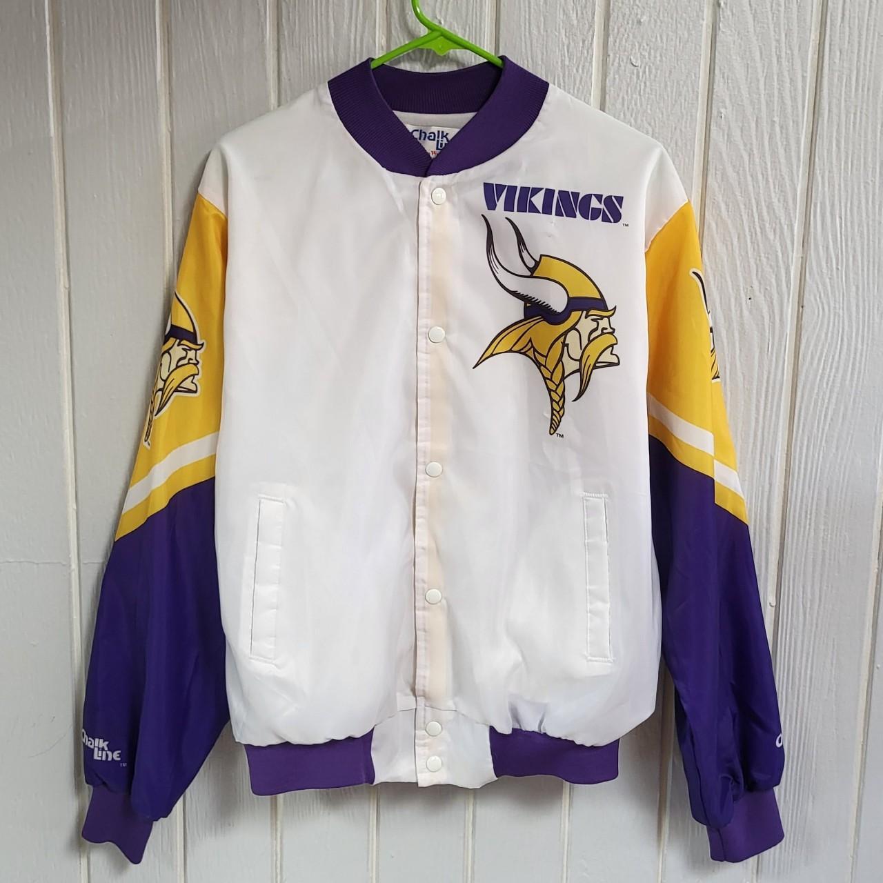 Minnesota Vikings jacket 1961 vintage Large, fits - Depop