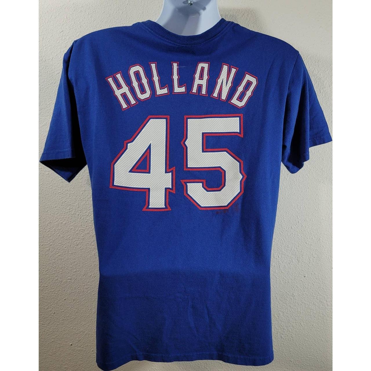 MBL Texas Rangers Promotional Souvenir Blue Jersey - Depop