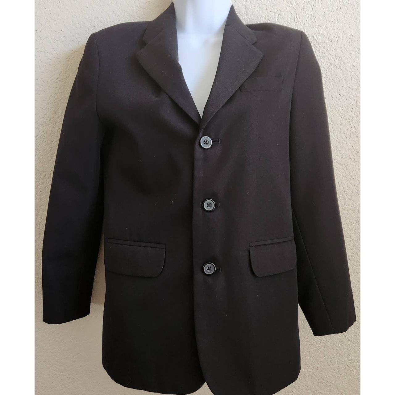 Van heusen deals black blazer