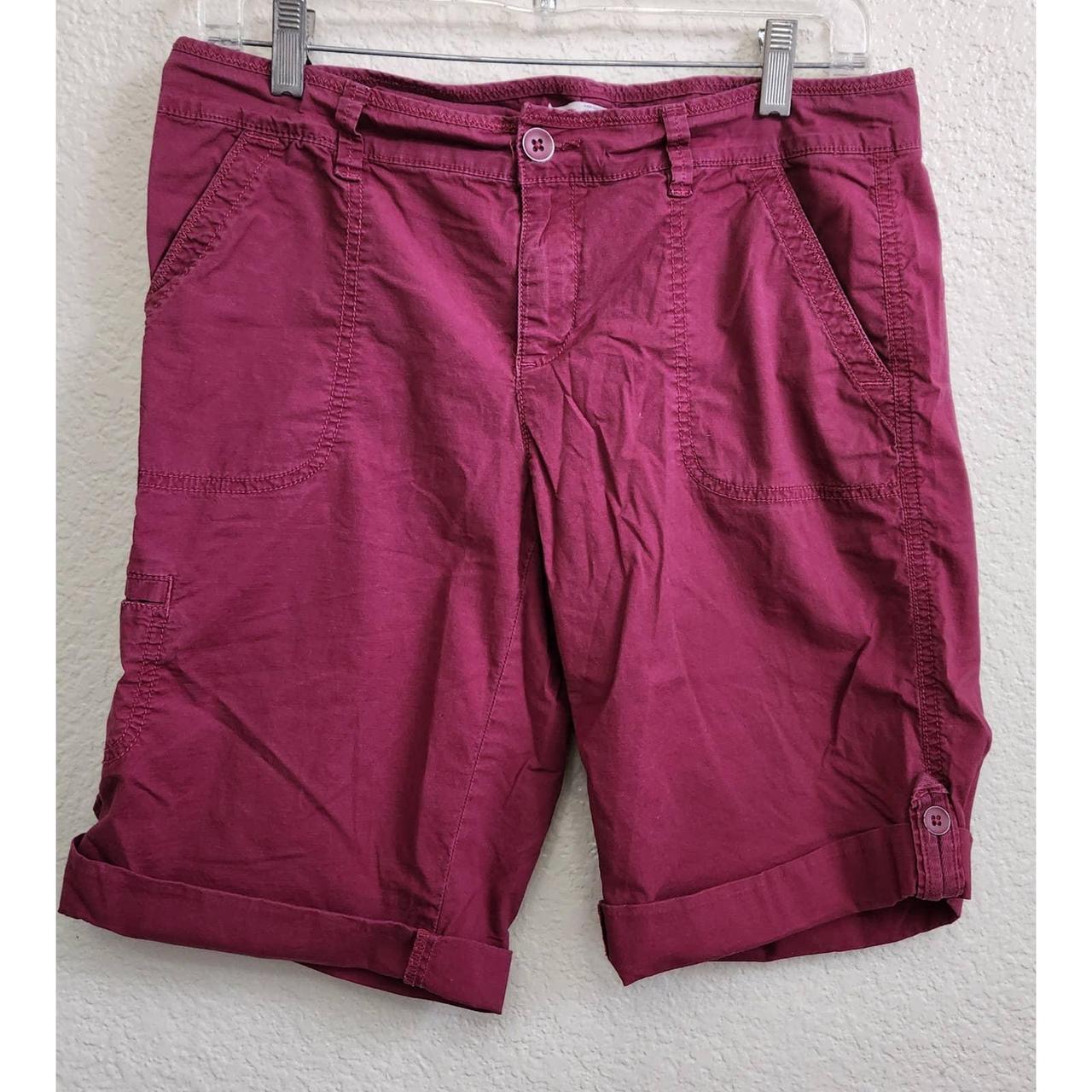 Loft bermuda sales roll shorts