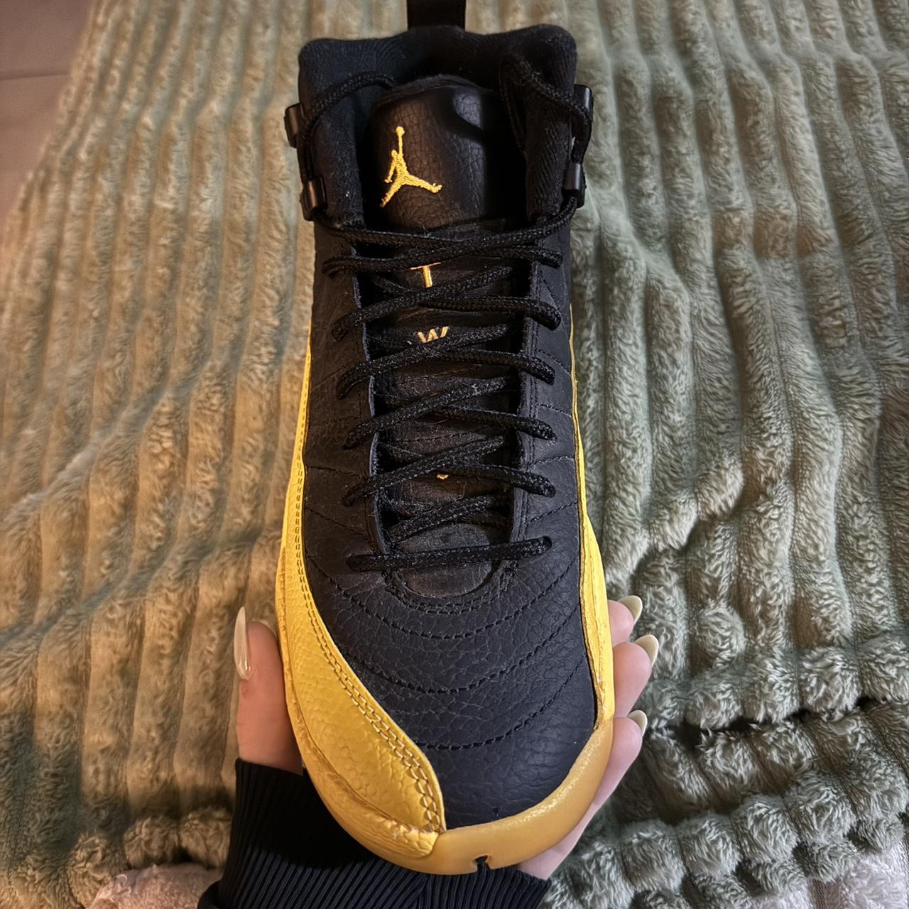yellow black jordan 12s