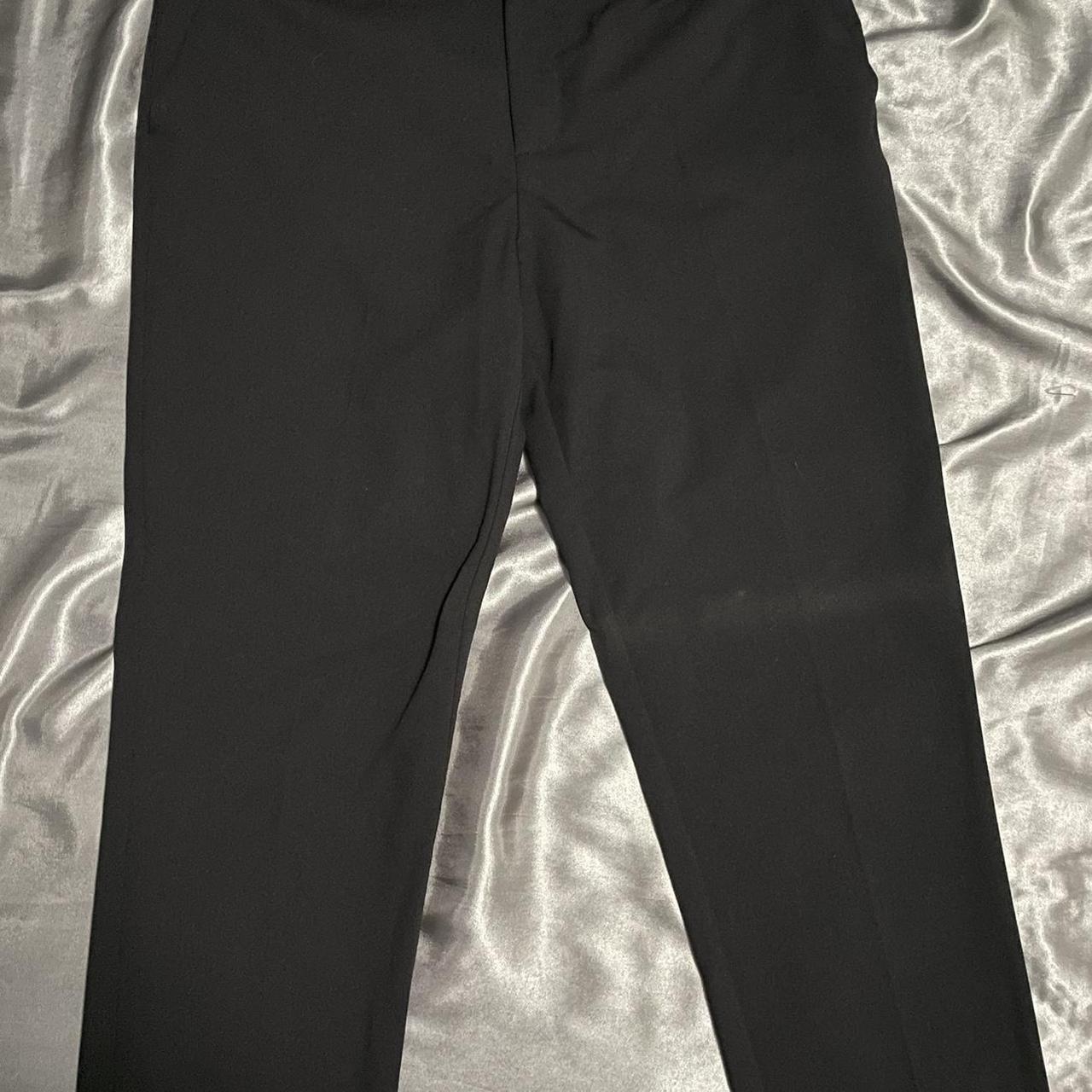 Mango Women's Low rise Pants - Black - 4 – Mango black straight-leg trousers Size 4 / …