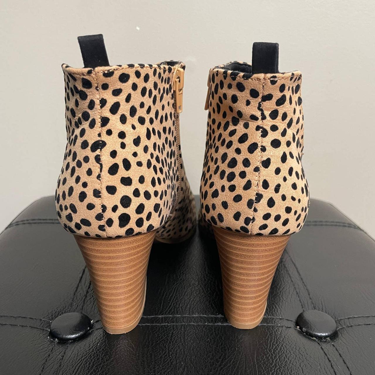 Qupid cheetah hot sale booties