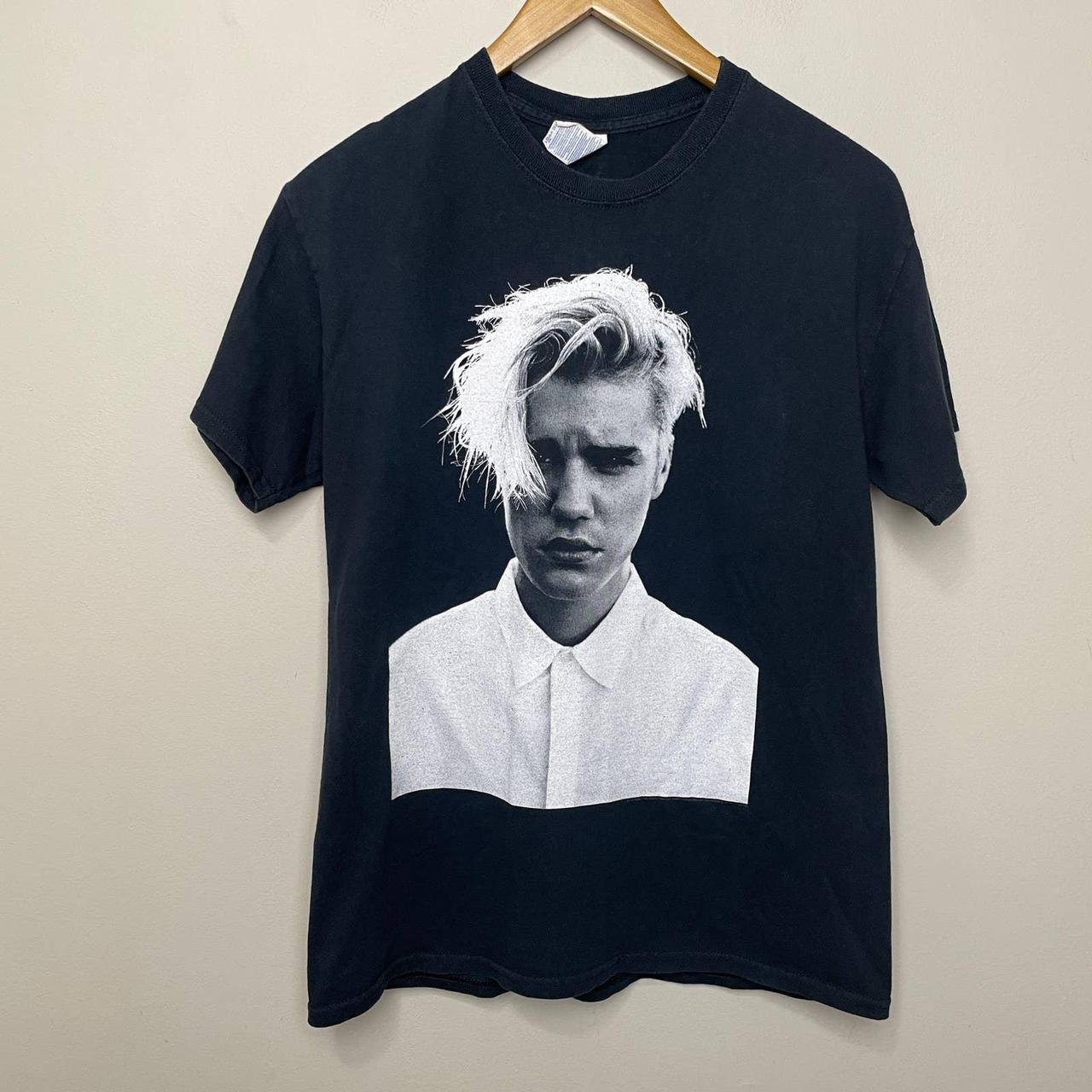 JUSTIN BIEBER Purpose Tour Black White Graphic... - Depop