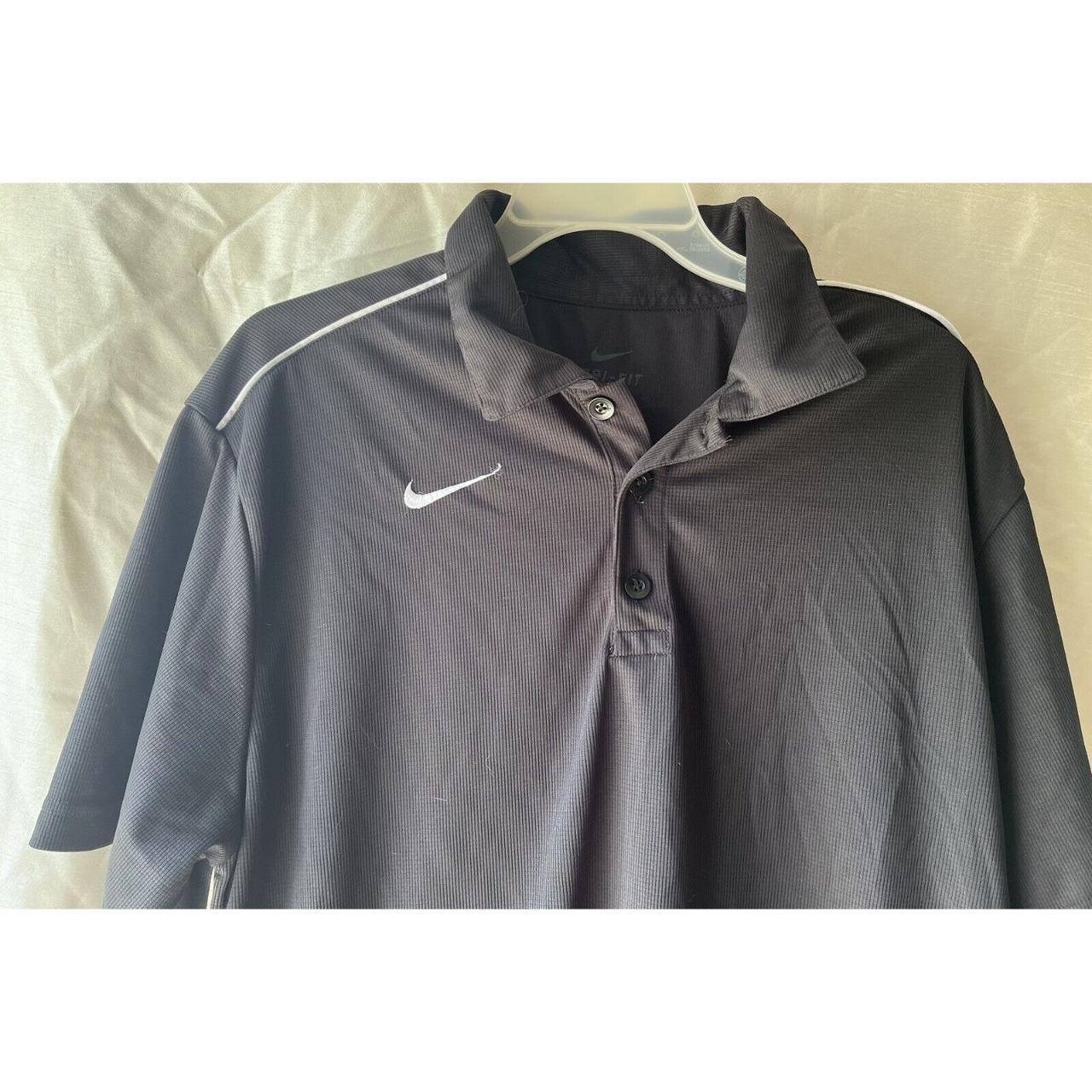 mens black nike polo shirts