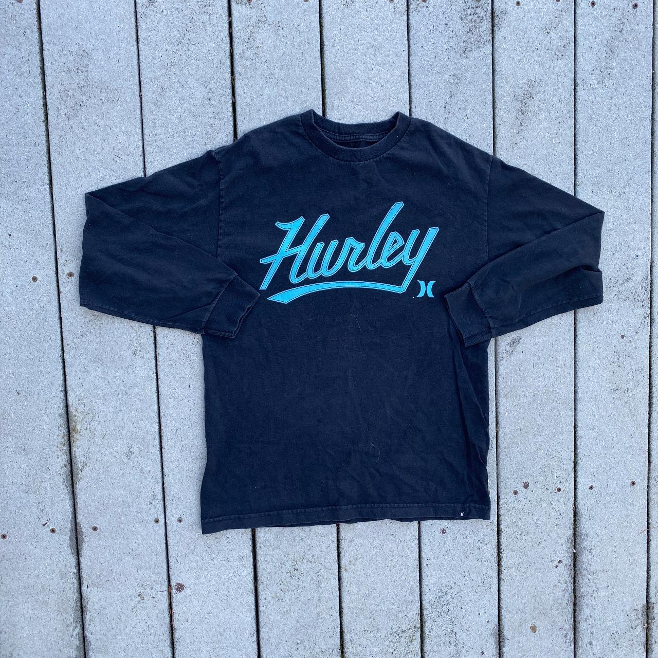 hurley long sleeve polo