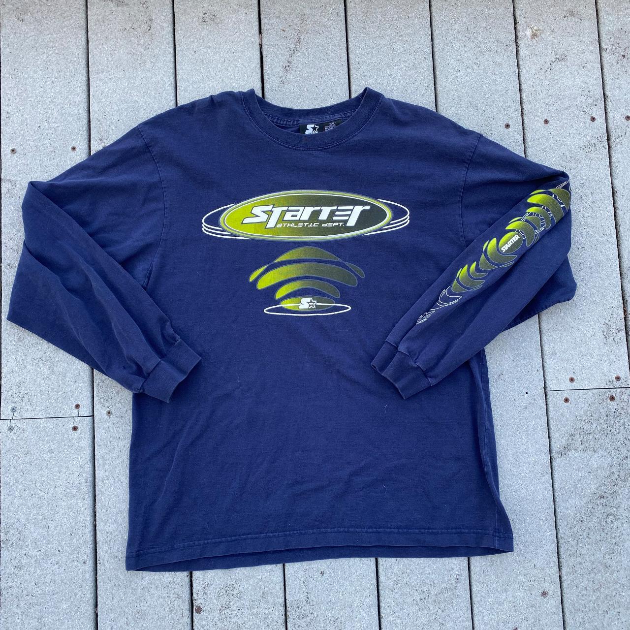 Starter long sleeve tee Size L Sick sleeve hit... Depop