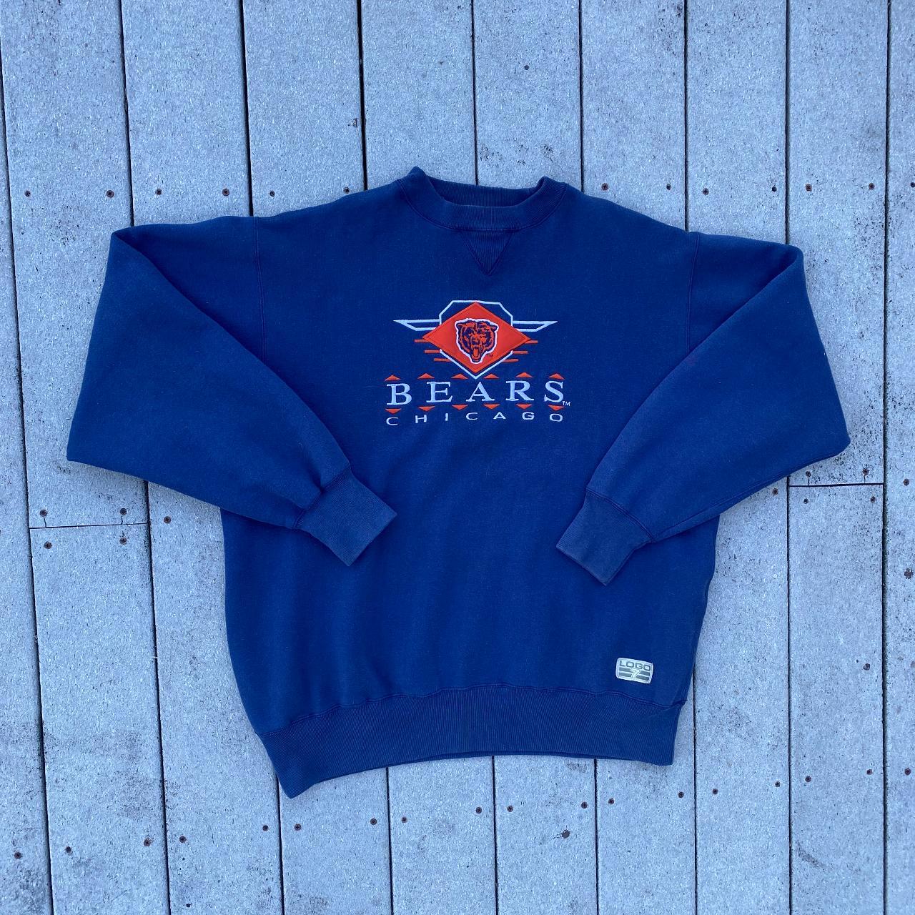 vintage chicago bears crewneck size x-large - Depop