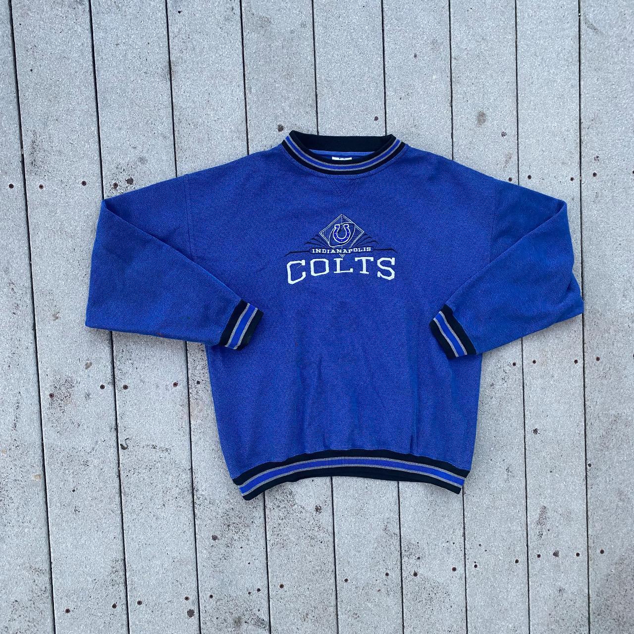 Vintage 90's Indianapolis Colts Crewneck Sweater - Depop