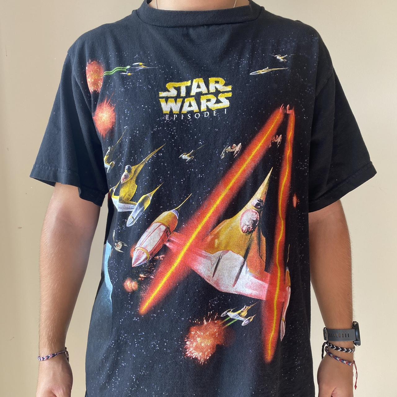 Vintage All Over Print outlet Star Wars Episode 1 Shirt