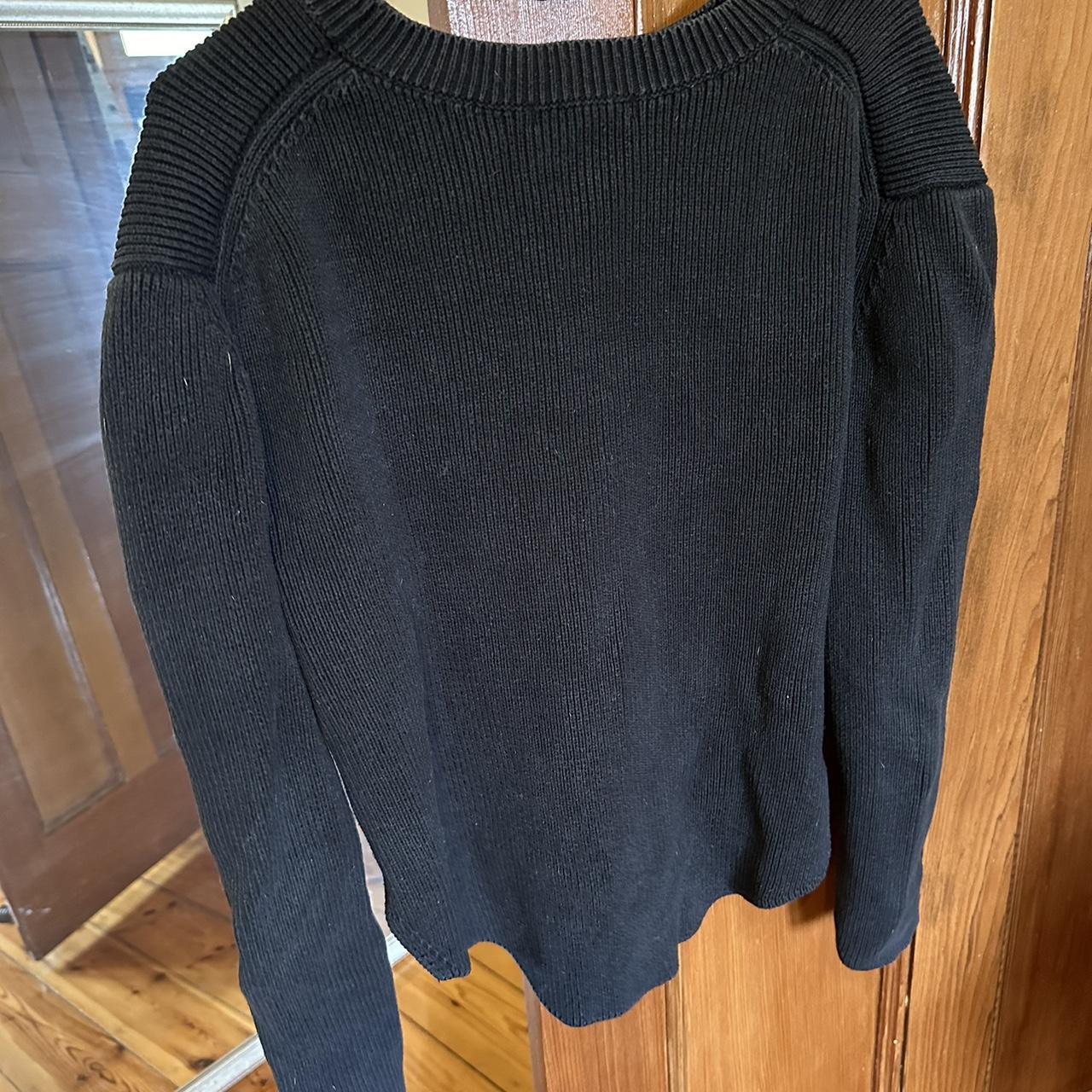 Mister Zimi Thick knit jumper Black One size / Large - Depop