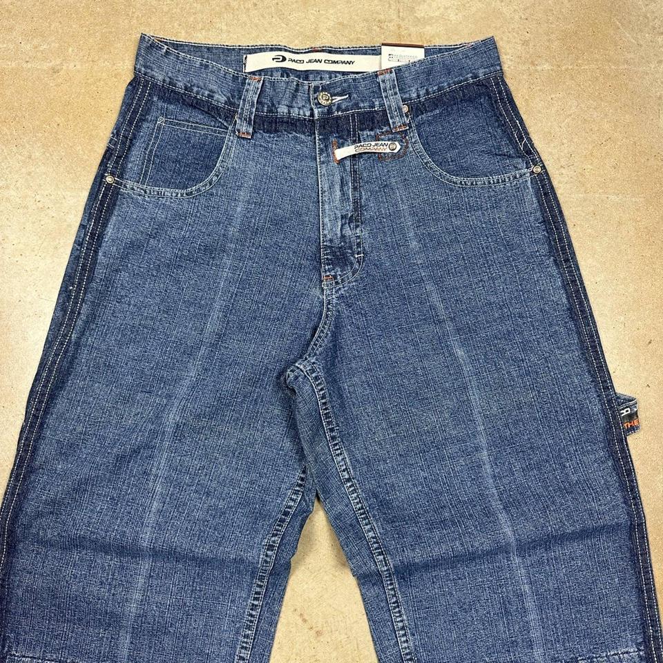 Vintage Vintage Y2K Paco Jeans Dark Wash Baggy Wide Leg Jeans 34x32
