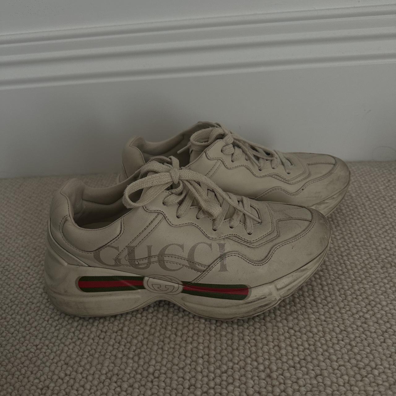 Gucci white sale womens trainers