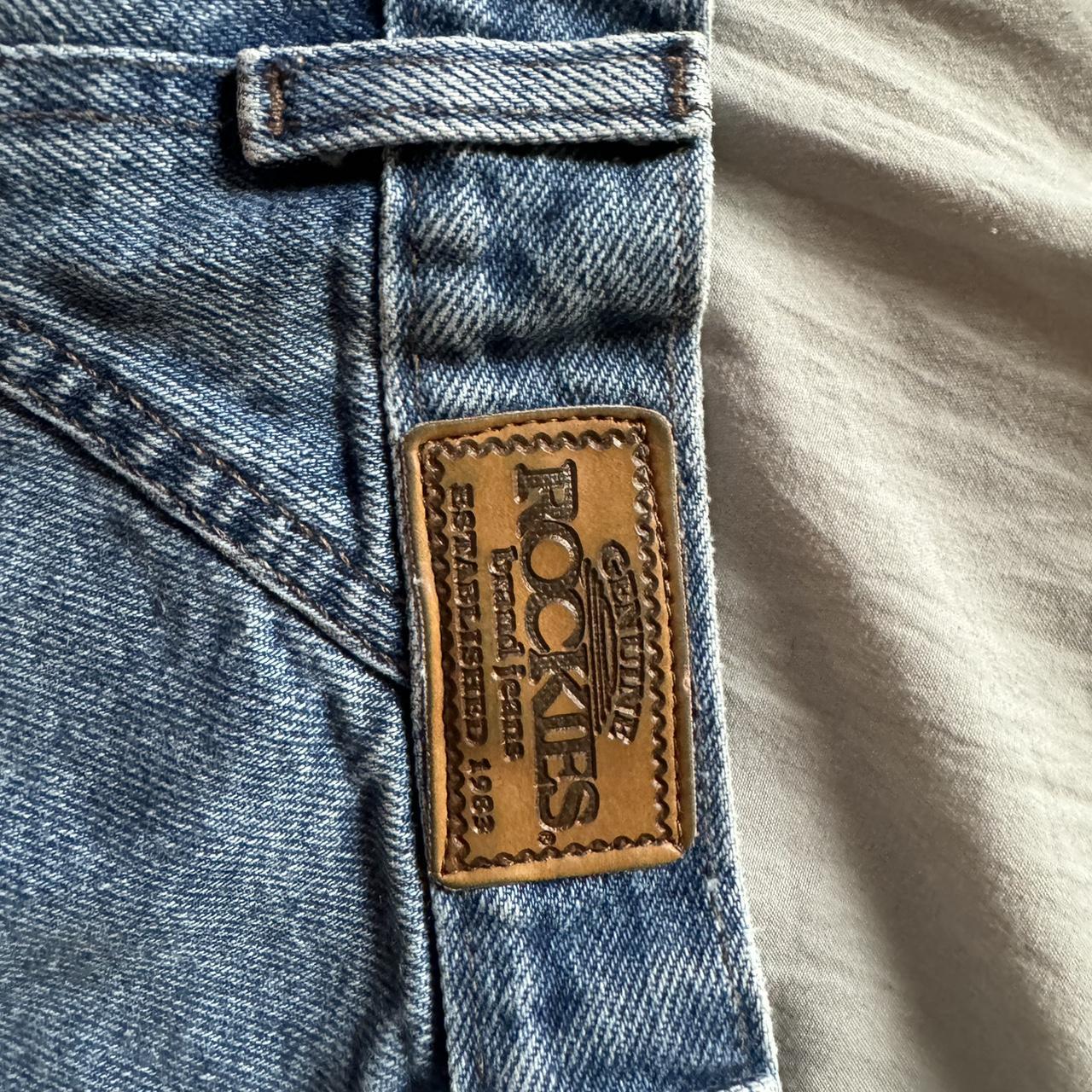 Rockies vintage jeans with raw hem. Still has... - Depop