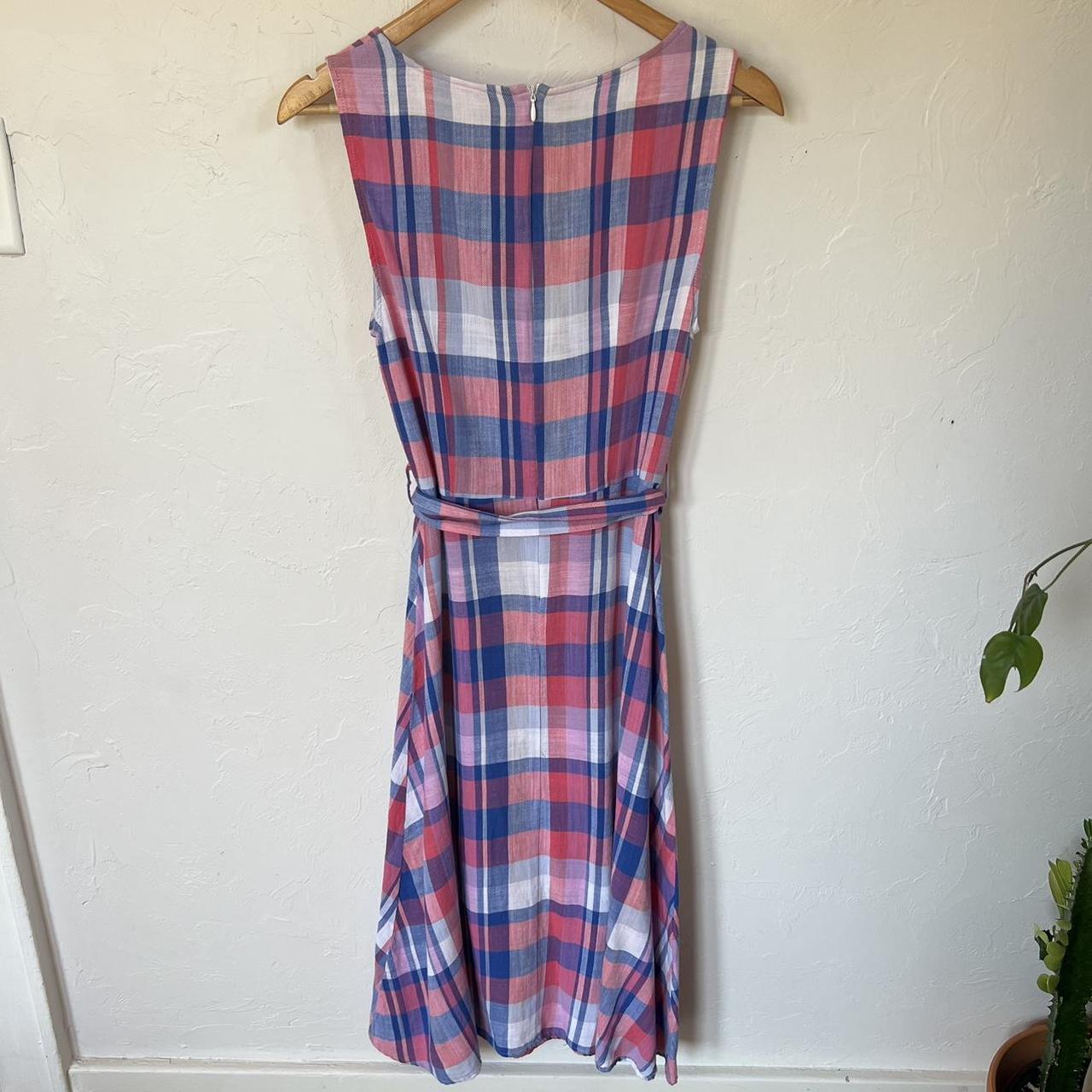 Joules Fiona Sleeveless Woven Dress Check US. Depop