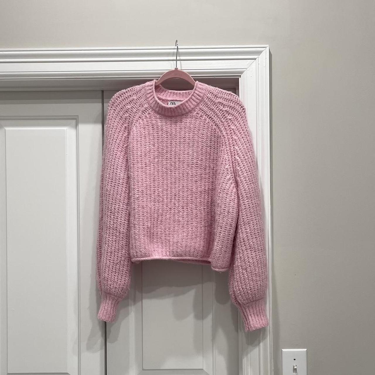 Pink jumper zara hotsell