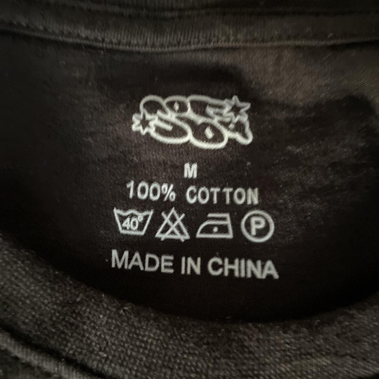 Black, pink graphic tee Depop