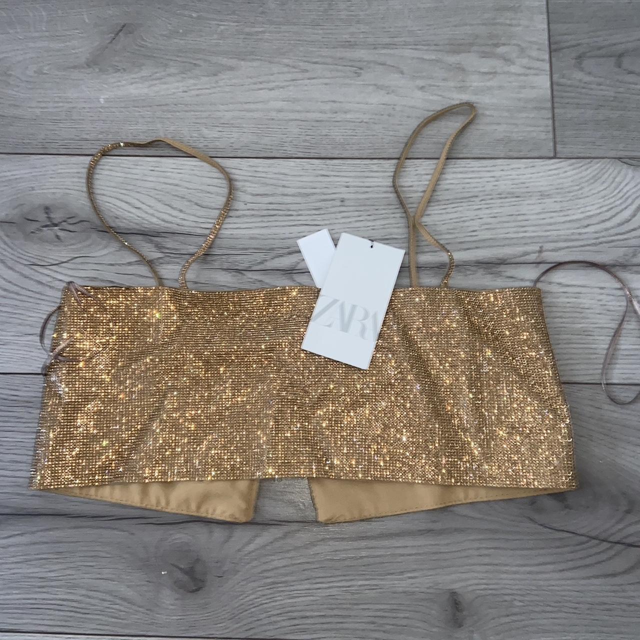 Zara crop top Brand new with tags on Bought for £46 Depop