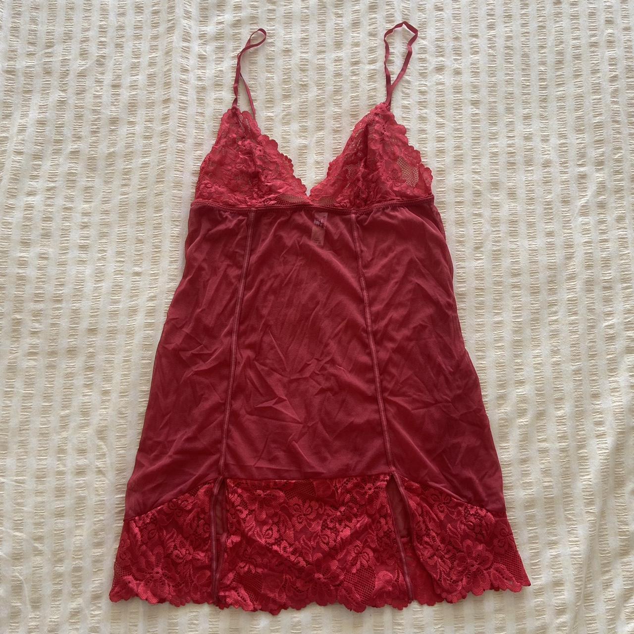 hot-little-red-lingerie-nighty-labelled-size-ten-but-depop