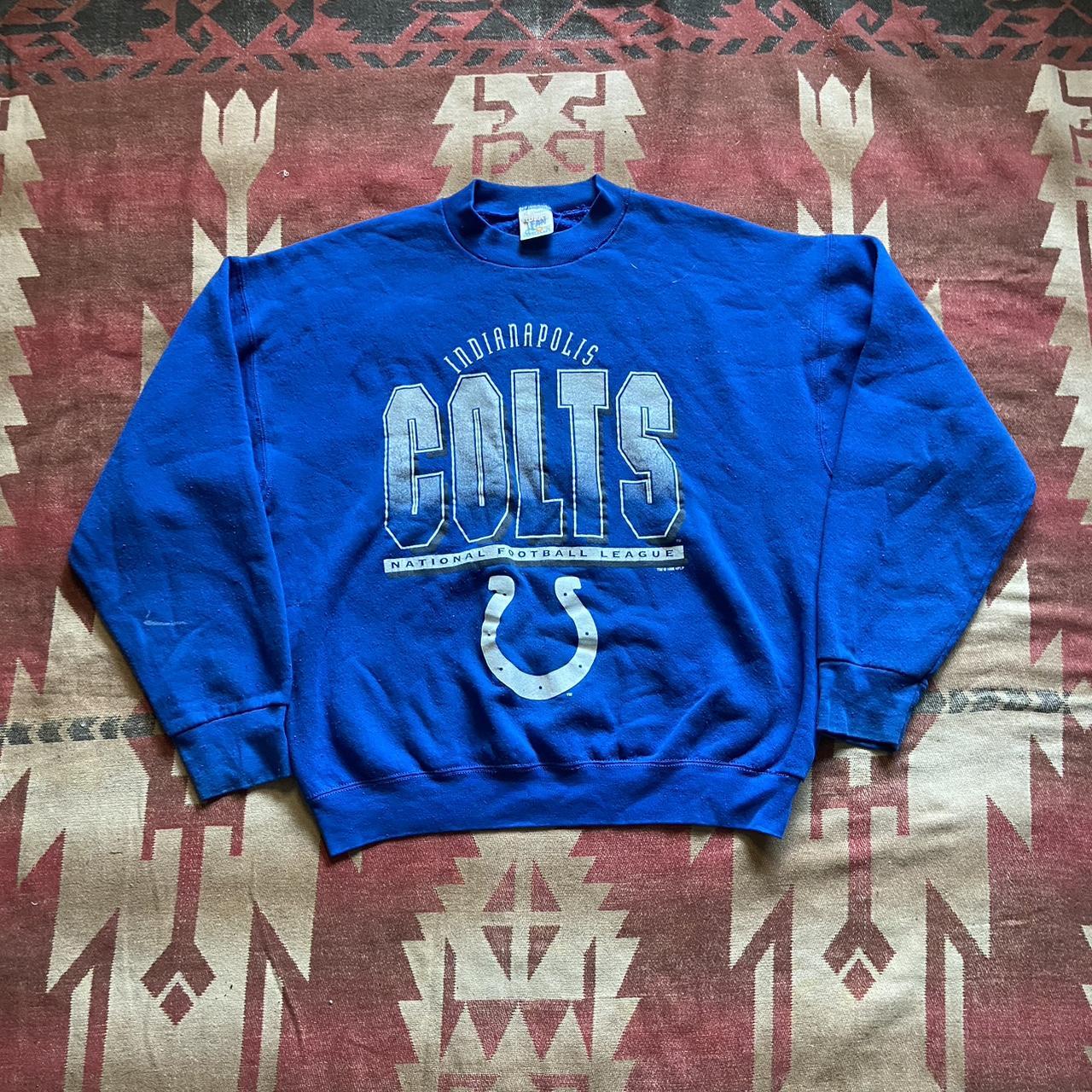 Vintage Indianapolis colts hoodie dated 1995 - Depop