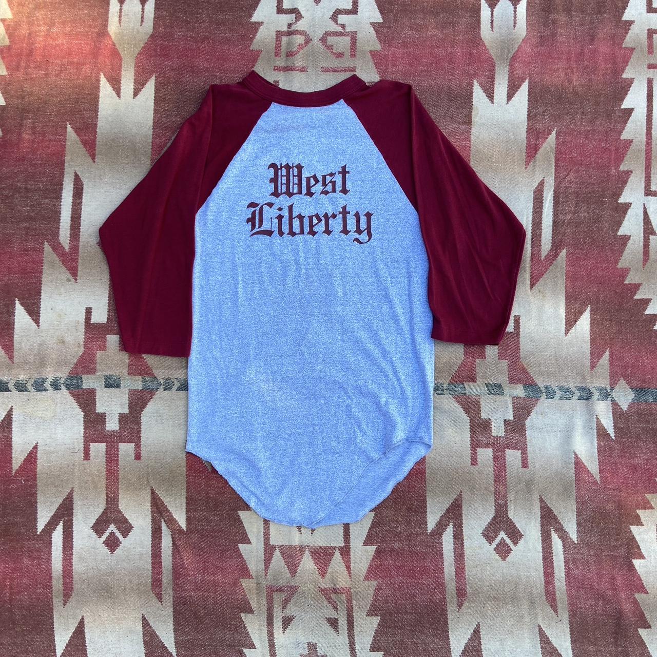 Vintage 70s west liberty old English velva sheen... Depop