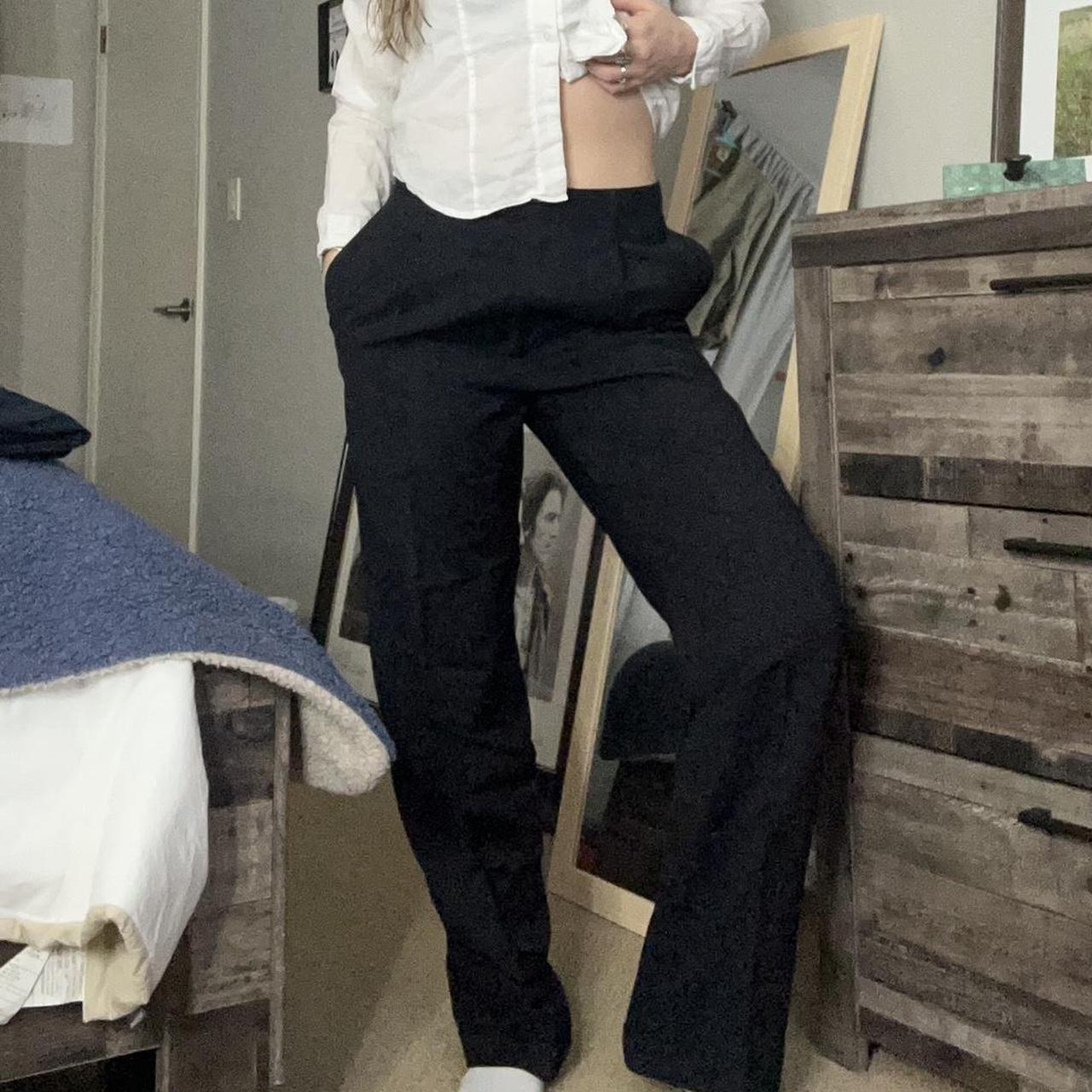 liz claiborne wool dress pants - Depop