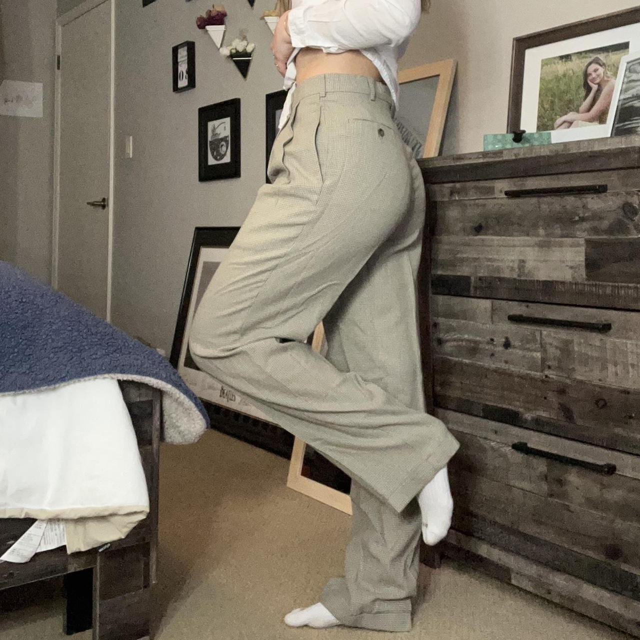 liz claiborne wool dress pants - Depop