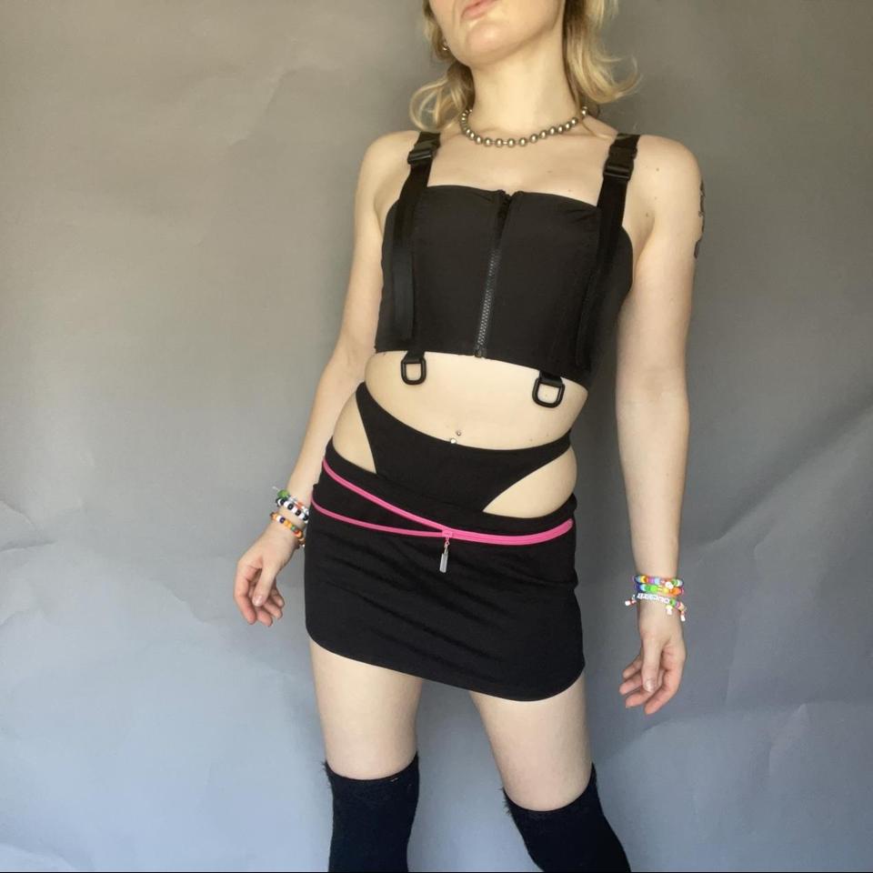 rave princess outfit + skirt *TOP IS SOLD* paid - Depop