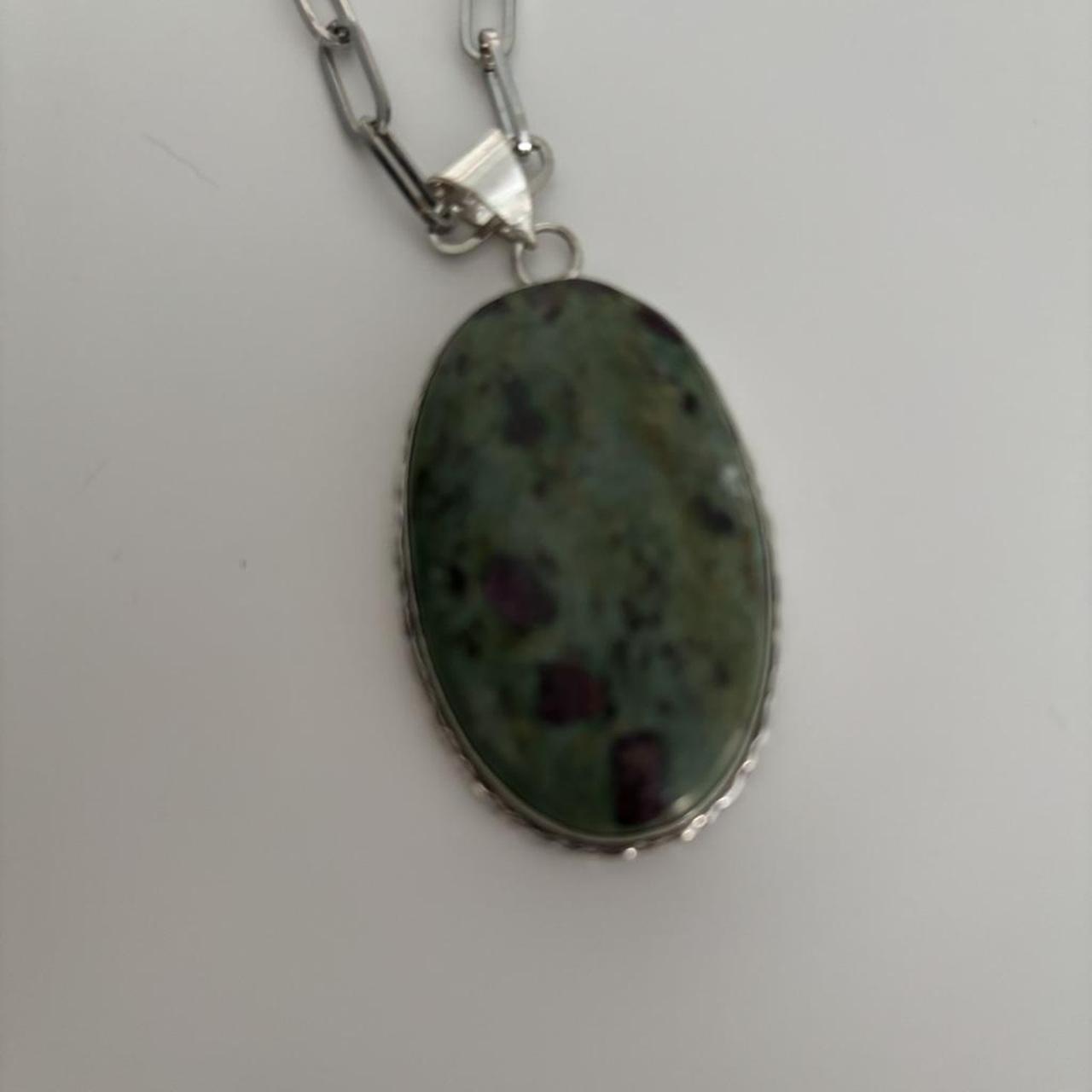 Women's Necklace - Multi/Green – Gorgeous Ruby zo… - image 1