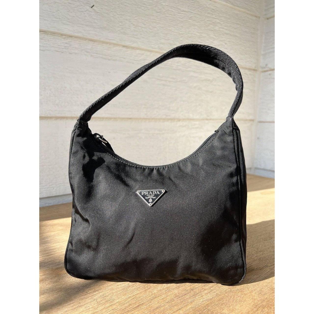 Prada mini hobo online nylon bag