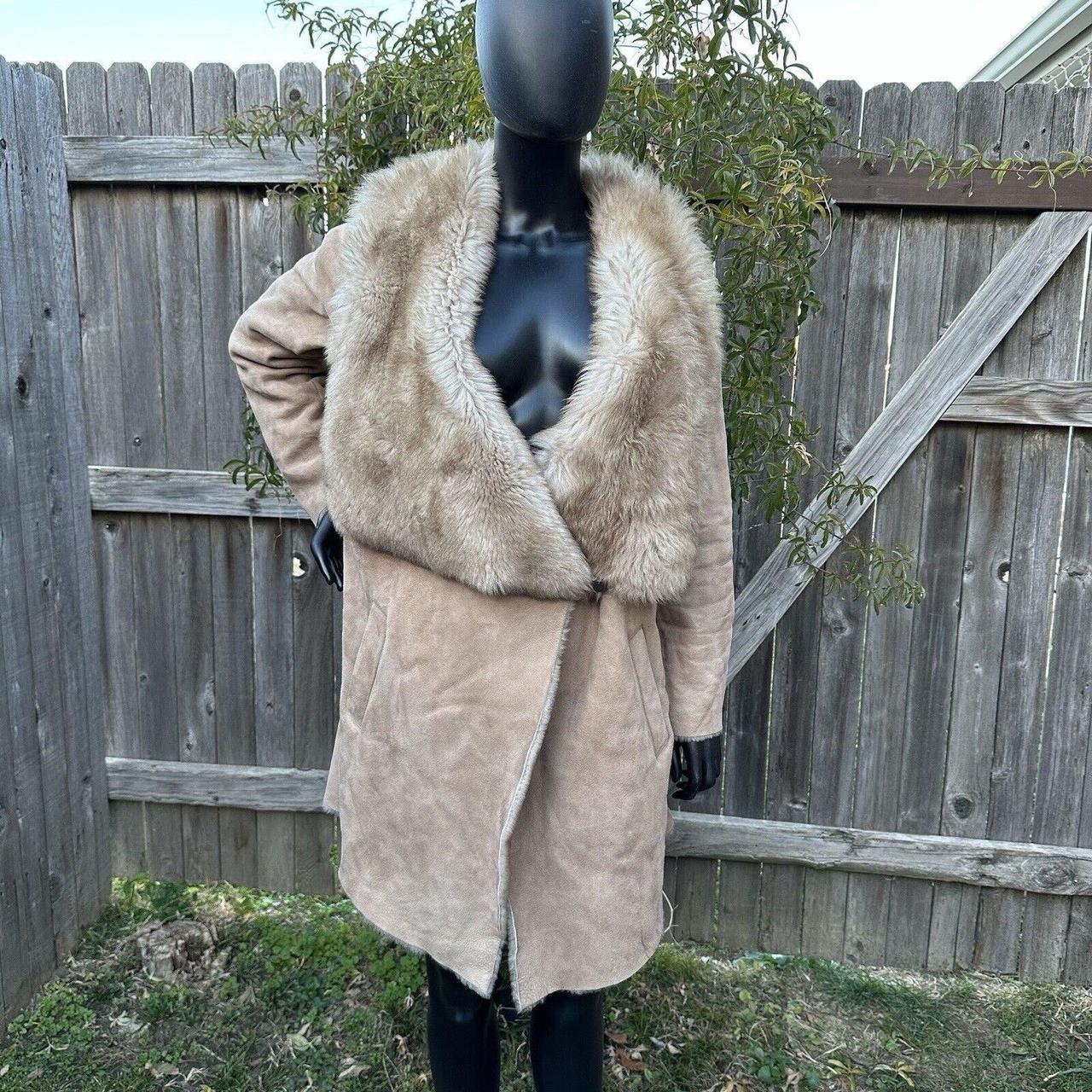 Elie tahari hot sale shearling coat