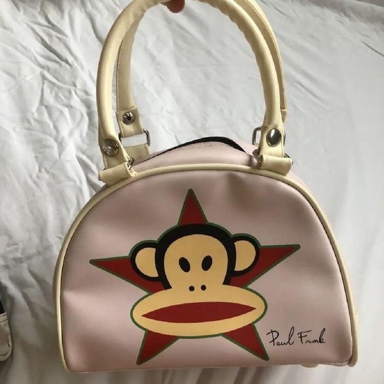 paul frank handbag a bit worn out #paulfrank #pink - Depop