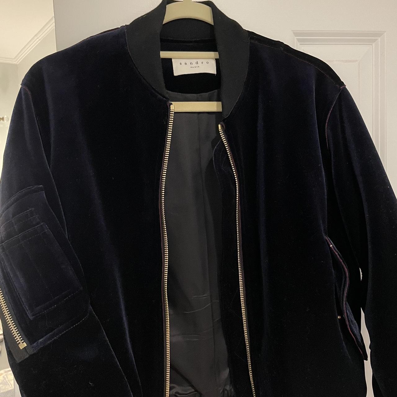 Sandro on sale velvet jacket