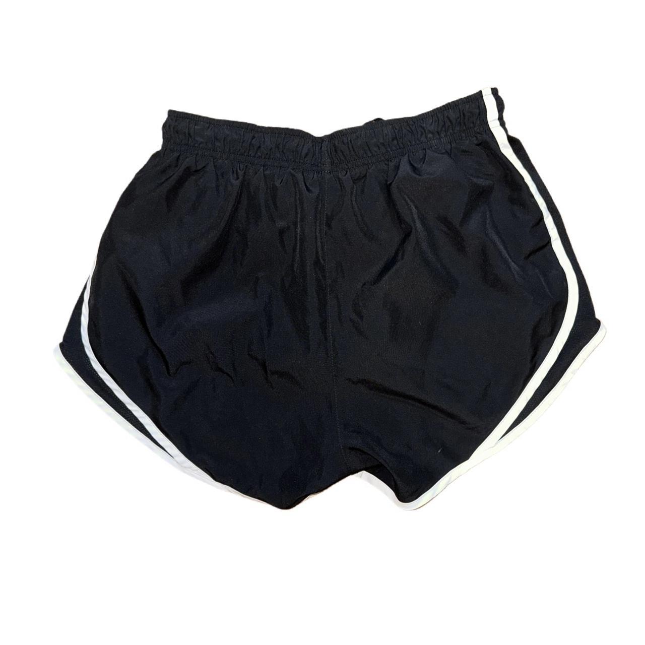 Nike Women's Black and White Shorts Depop