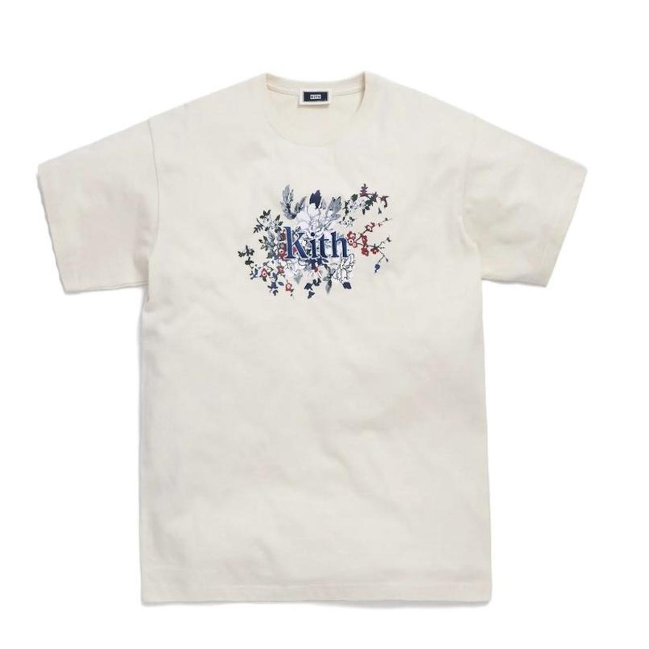 Kith Floral Serif Tee | Size Medium | Color: | Depop