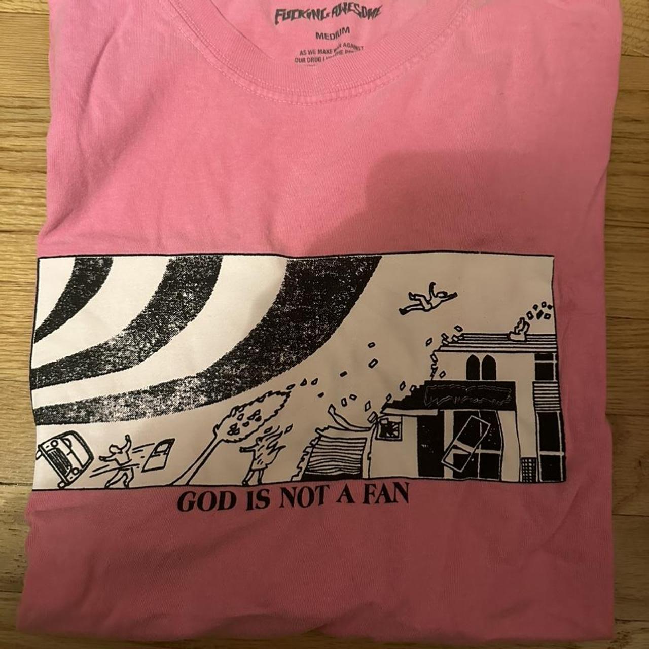 Pink fucking awesome shirt - Depop